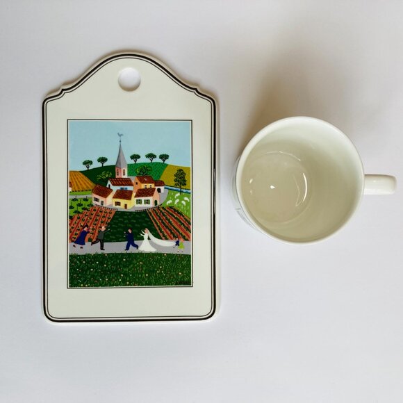 Villeroy and Boch Cup and Plate Set - Picture 2 of 3